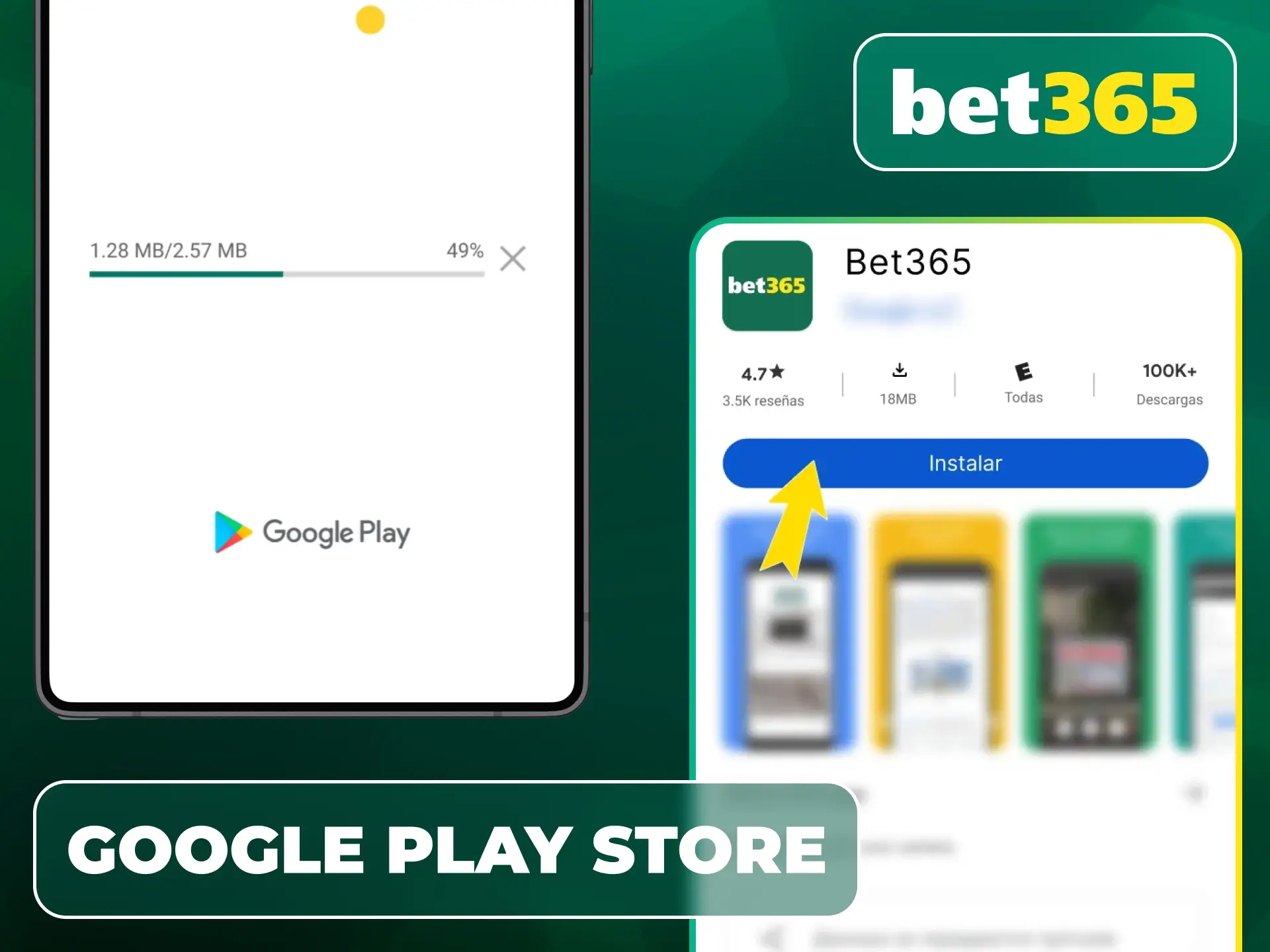 Busca la aplicación directamente en la tienda para instalar la Opción 1 – Google Play Store (La Más Fácil) en tu Android.